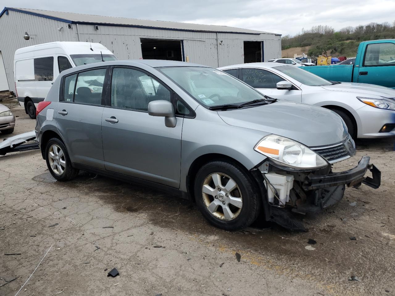2009 Nissan Versa VIN 3N1BC13E39L427155 Copart auction photo, front end / minor dent/scratches damage thumbnail 4