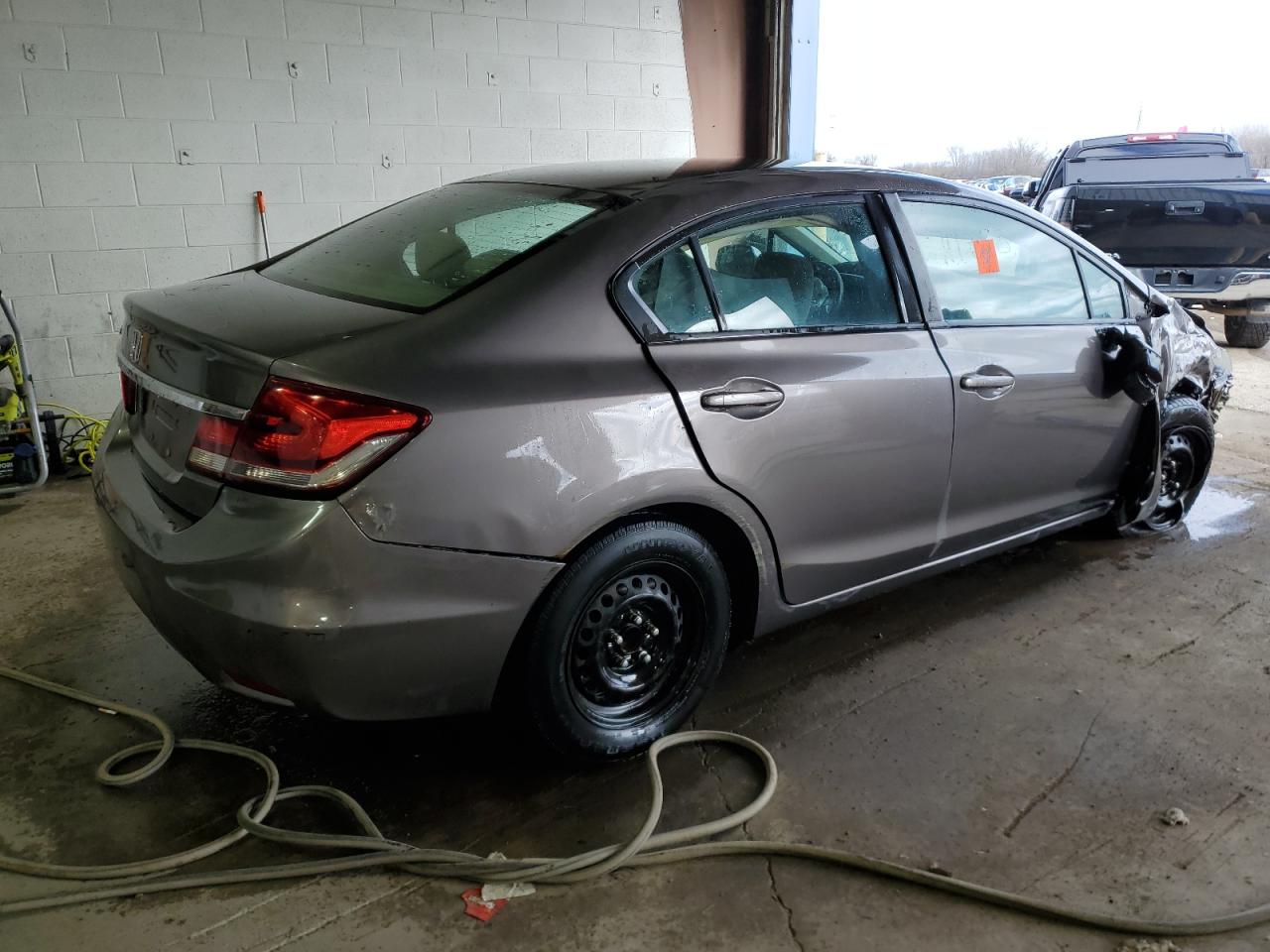 2013 Honda Civic VIN 19XFB2F51DE033590 Copart auction photo, front end damage thumbnail 3