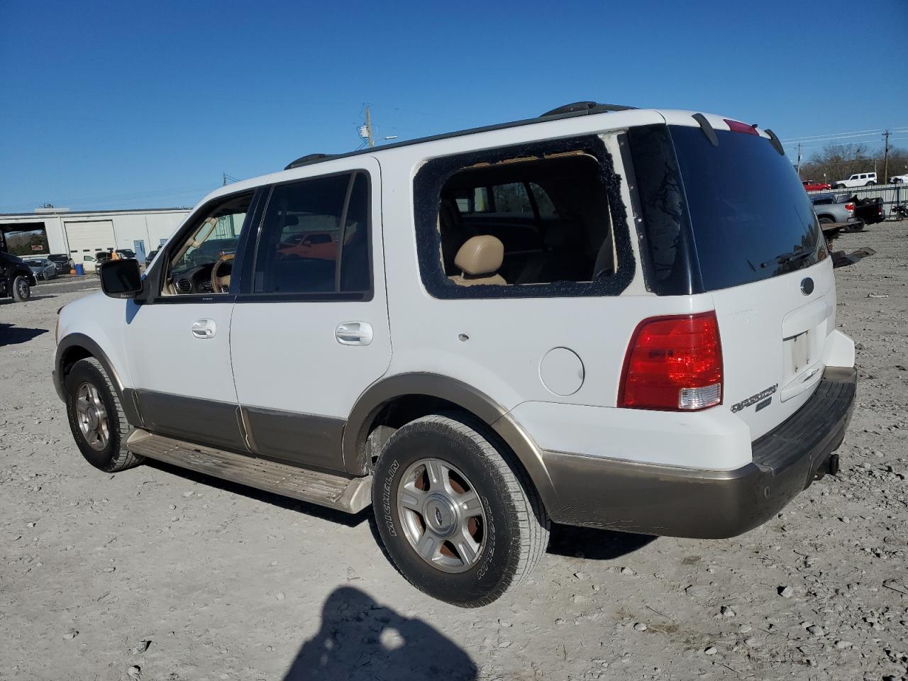 2004 Ford Expedition VIN 1FMEU17W24LB04855 Copart auction photo, vandalism damage thumbnail 2