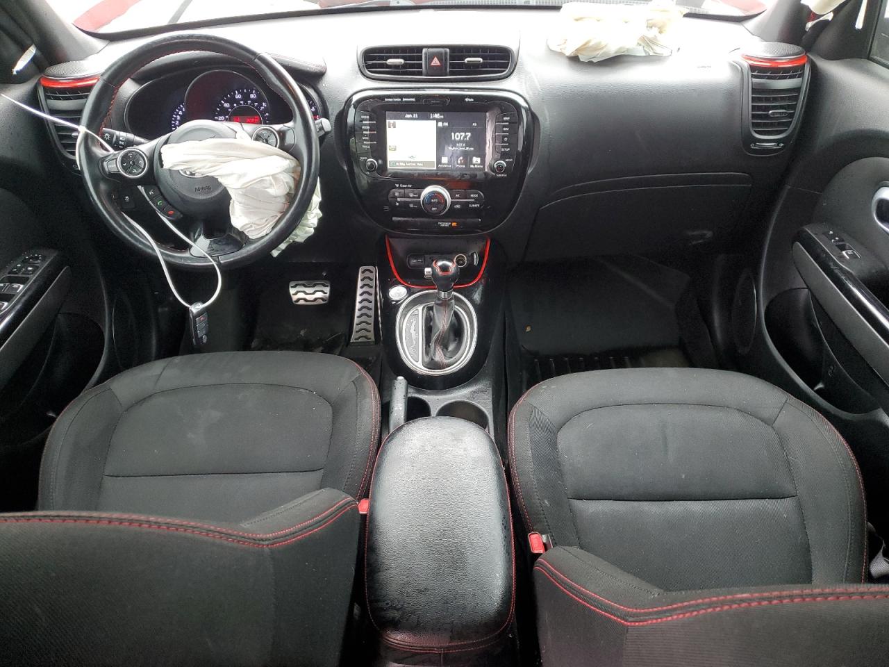 2019 KIA Soul VIN KNDJP3A55K7663036 Copart auction photo, front end / mechanical damage thumbnail 8