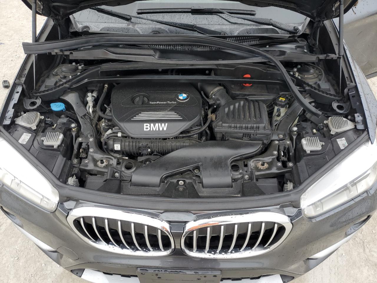 2017 BMW X1 VIN WBXHT3C37H5F79218 Copart auction photo, all over damage thumbnail 13