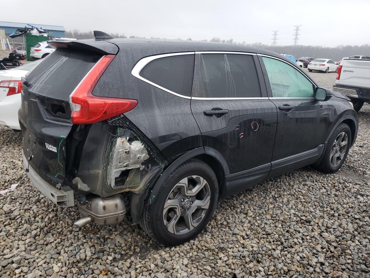 2019 Honda CR-V VIN 5J6RW1H85KA026462 Copart auction photo, rear end damage thumbnail 3