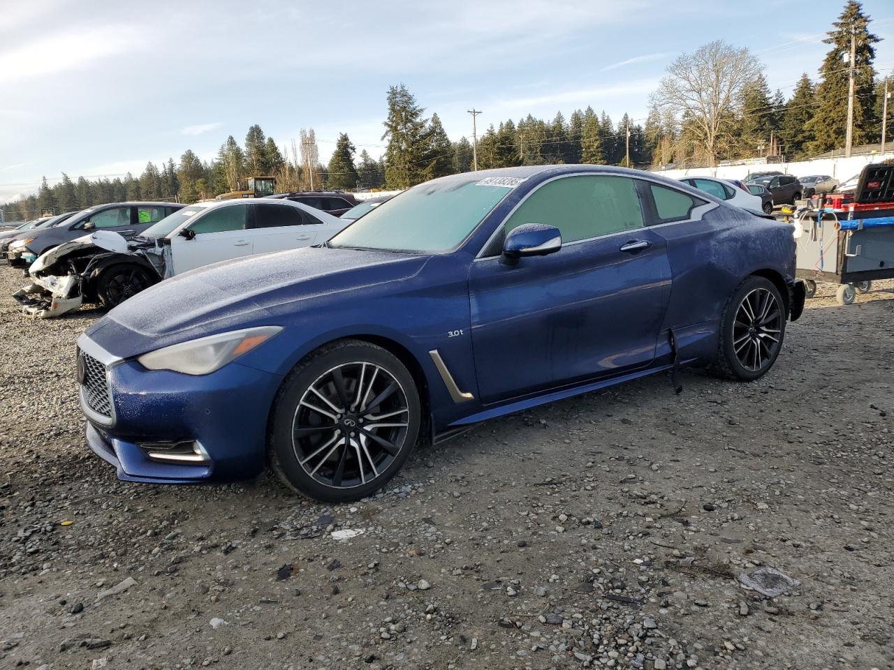 2020 Infiniti Q60 VIN JN1EV7EL0LM380735 - Copart auction photo