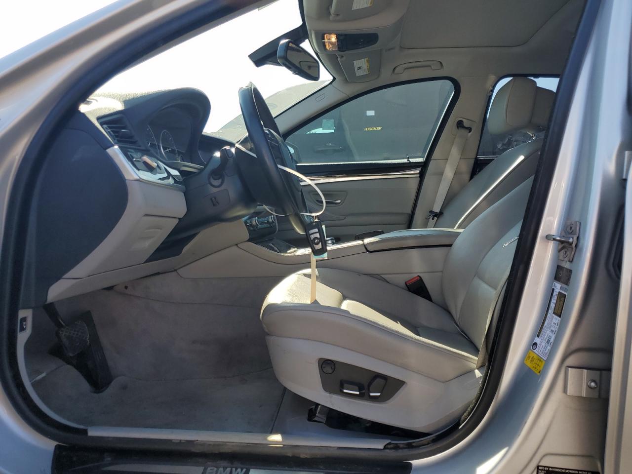 2012 BMW 5er VIN WBAXG5C50CDW24129 Copart auction photo, front end damage thumbnail 7