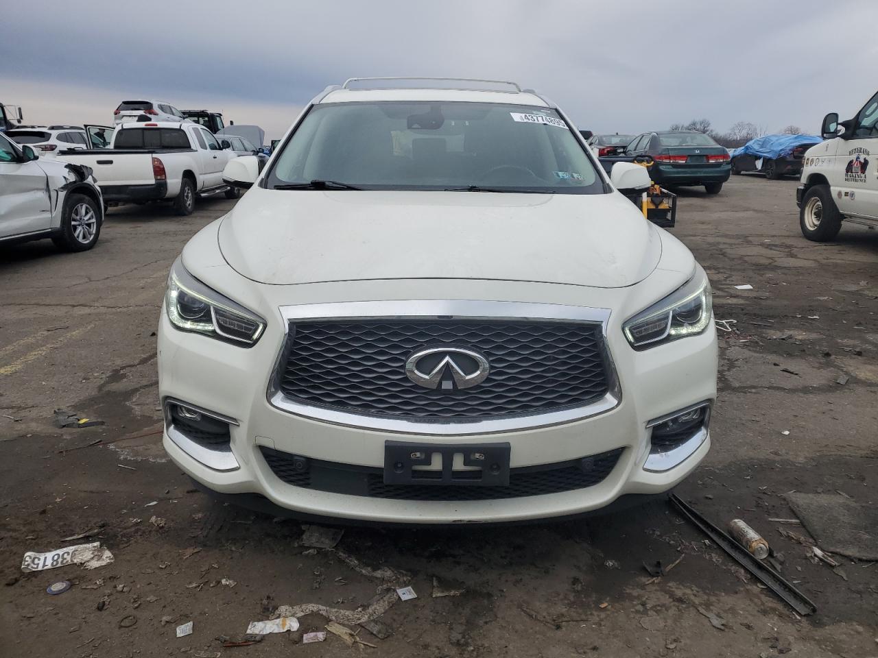 2019 Infiniti QX60 VIN 5N1DL0MM0KC534859 Copart auction photo, rear end / side damage thumbnail 5