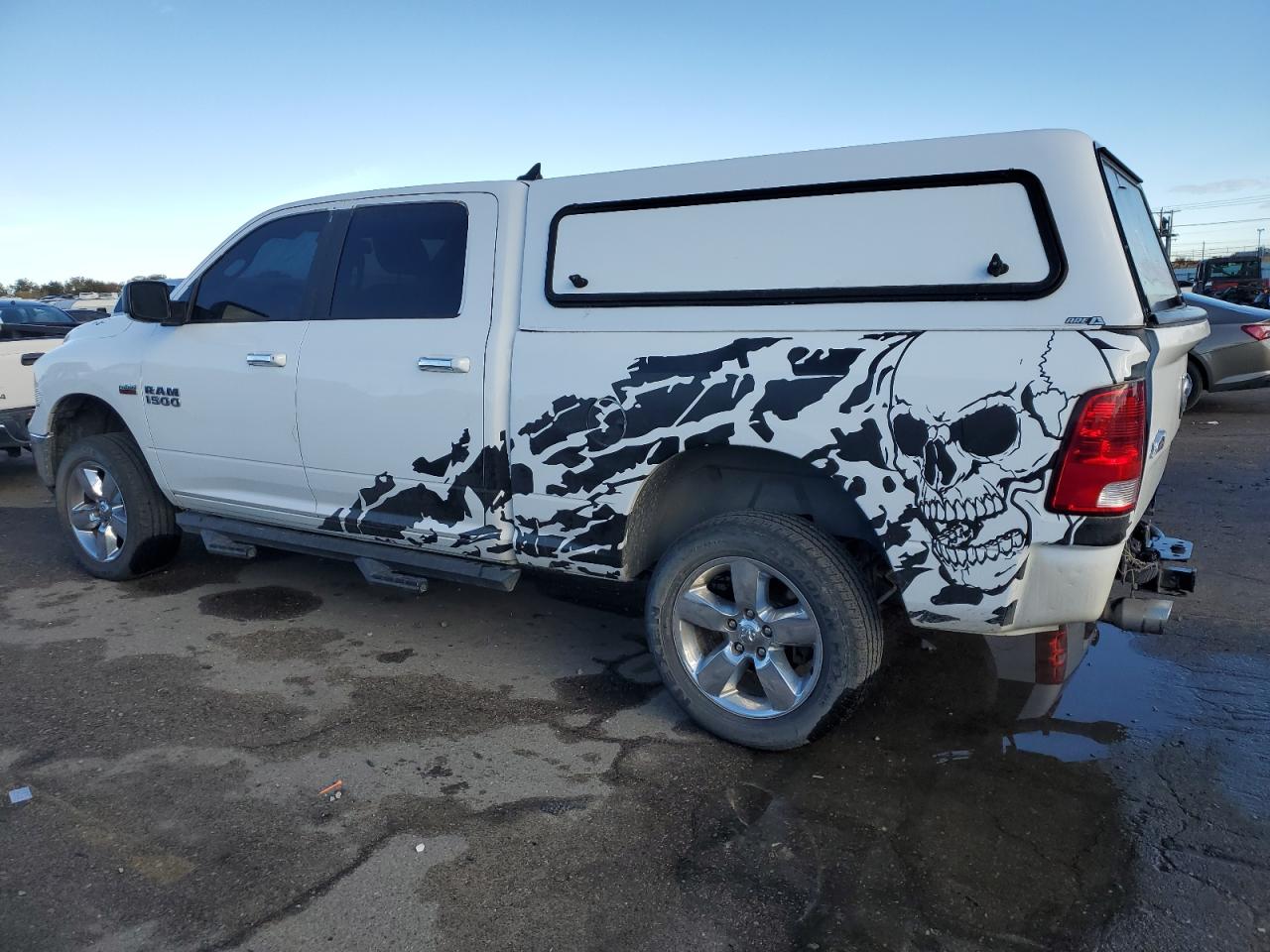 2017 RAM 1500 VIN 1C6RR7TT4HS569131 Copart auction photo, rear end / undercarriage damage thumbnail 2