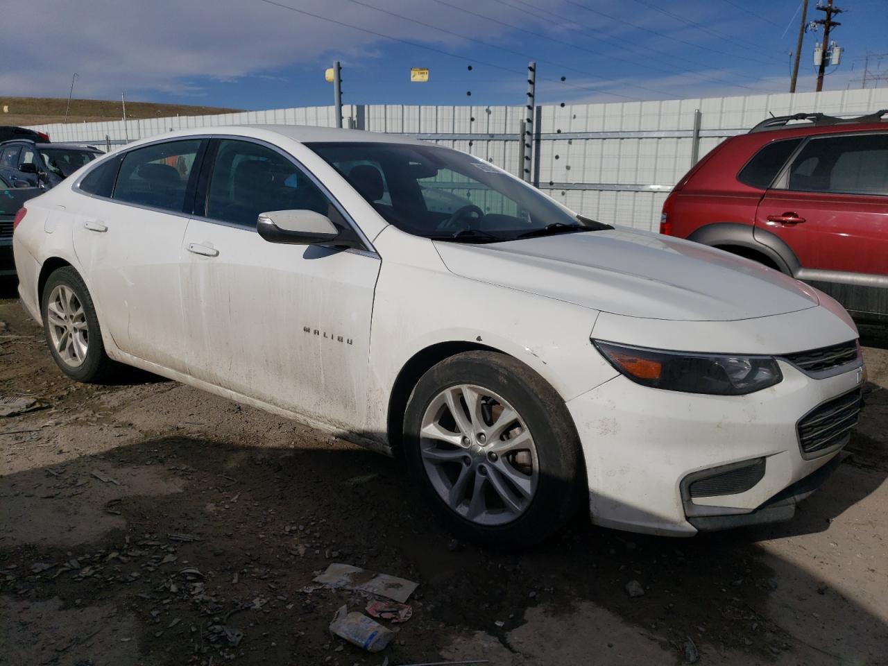 2017 Chevrolet Malibu VIN 1G1ZE5ST9HF155581 Copart auction photo, front end / hail damage thumbnail 4