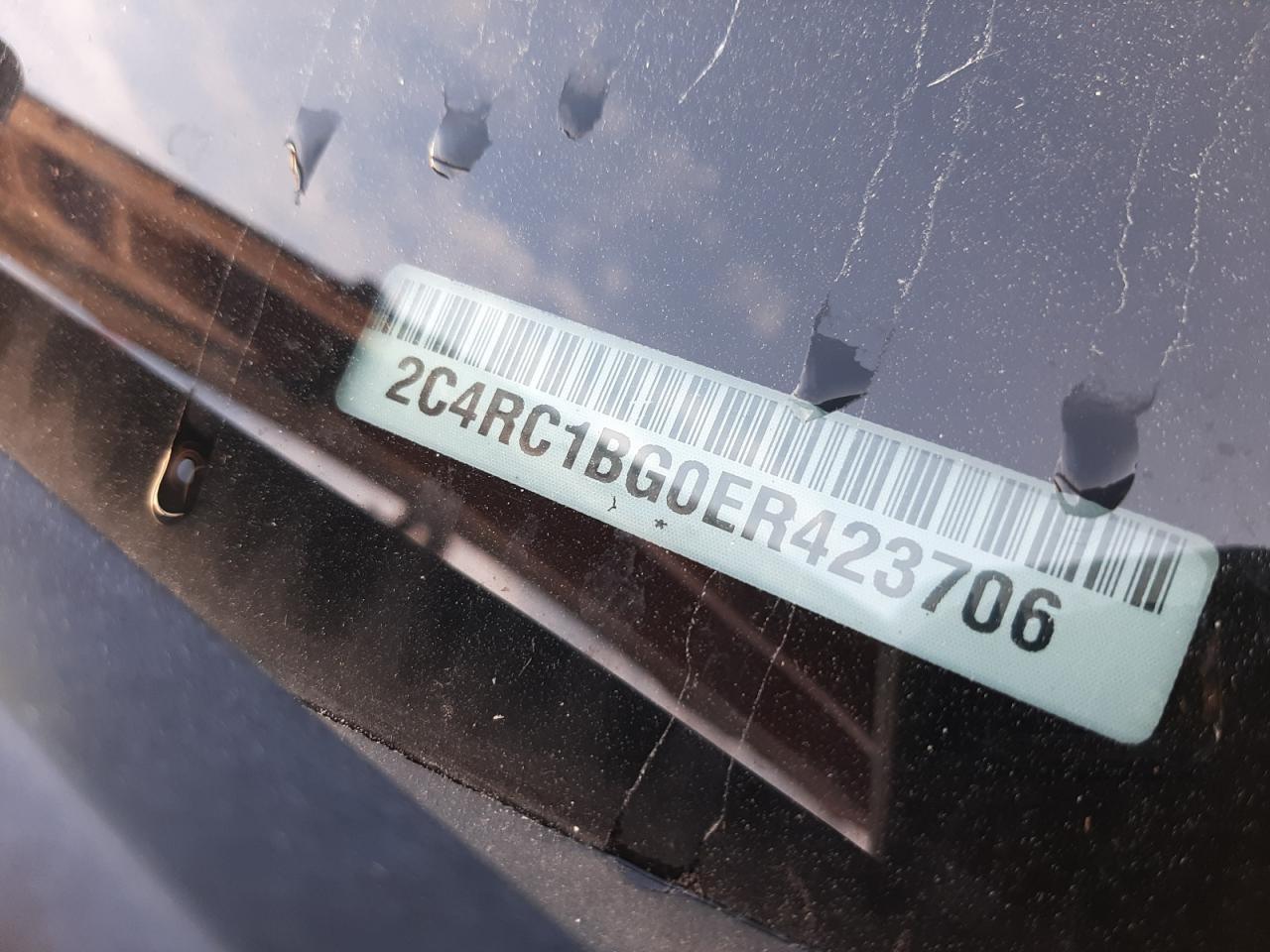 2014 Chrysler Town & Country VIN 2C4RC1BG0ER423706 Copart auction photo, side damage thumbnail 13