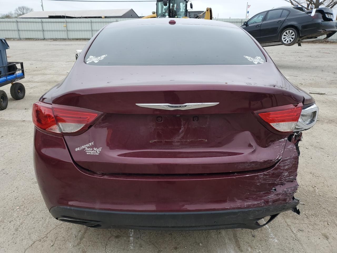 2015 Chrysler 200 VIN 1C3CCCBG4FN601766 Copart auction photo, rear end damage thumbnail 6