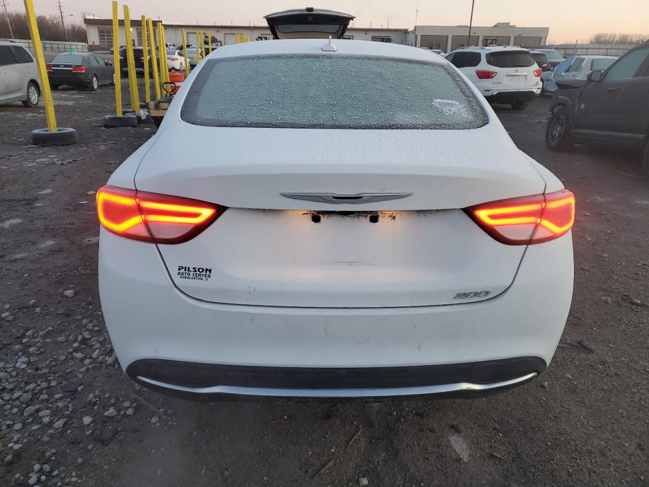 2015 Chrysler 200 VIN 1C3CCCAB3FN699050 Copart auction photo, front end / side damage thumbnail 6