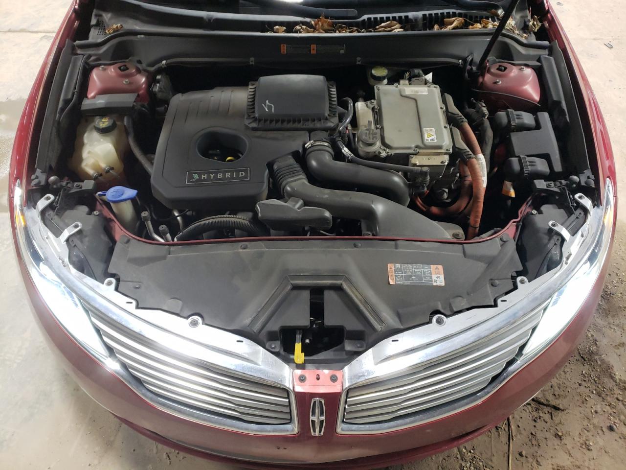 2015 Lincoln MKZ VIN 3LN6L2LU8FR626539 Copart auction photo, rear end damage thumbnail 11