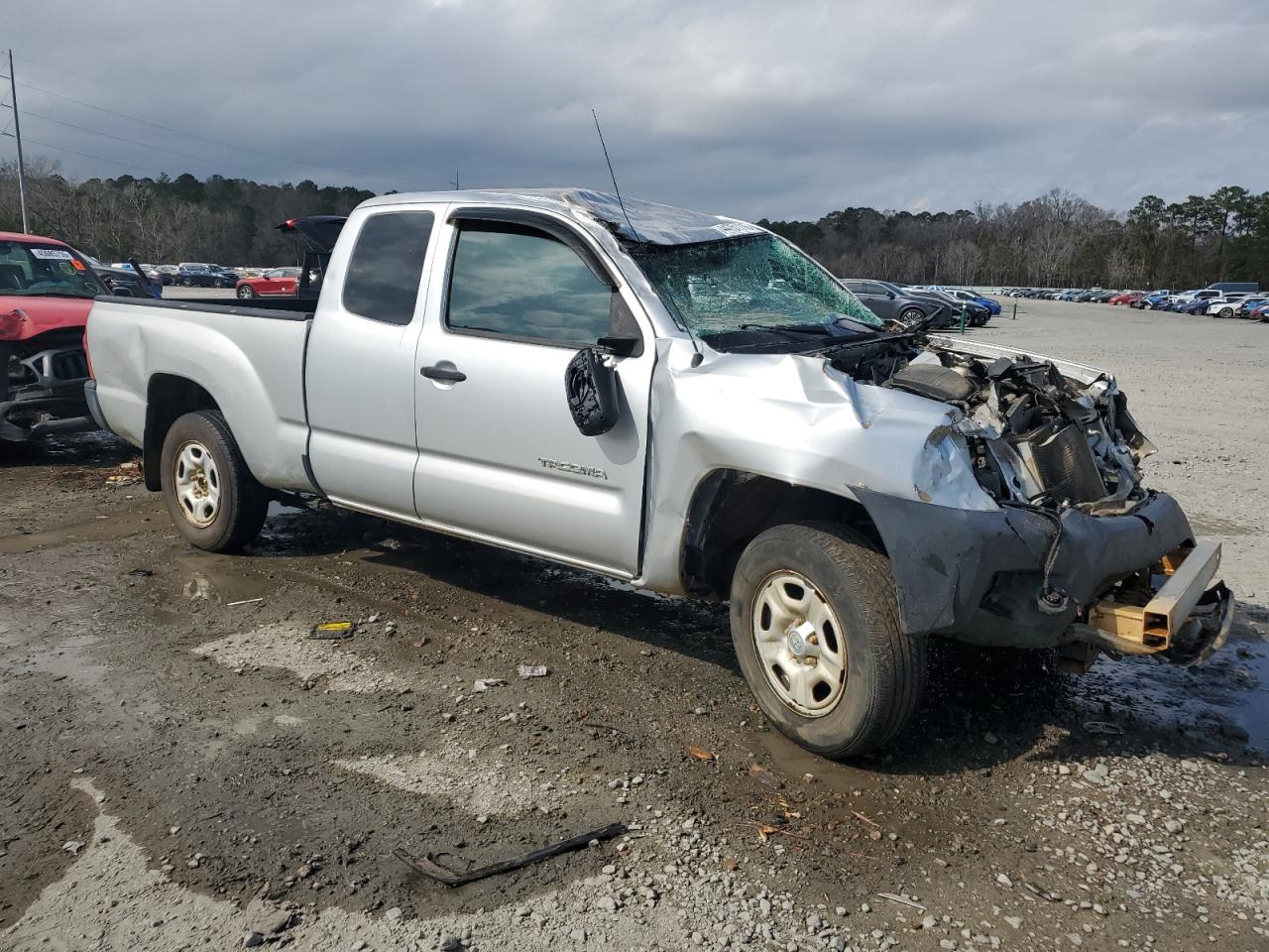 2013 Toyota Tacoma VIN 5TFTX4CN4DX022216 Copart auction photo, rollover damage thumbnail 4