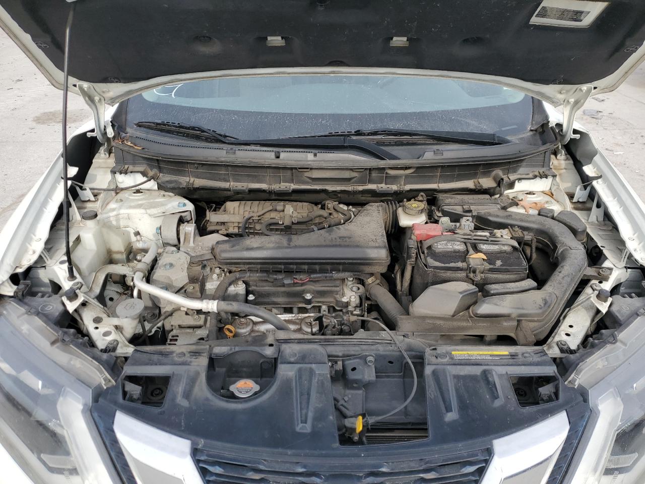 2017 Nissan Rogue VIN JN8AT2MV4HW023663 Copart auction photo, side / front end damage thumbnail 12