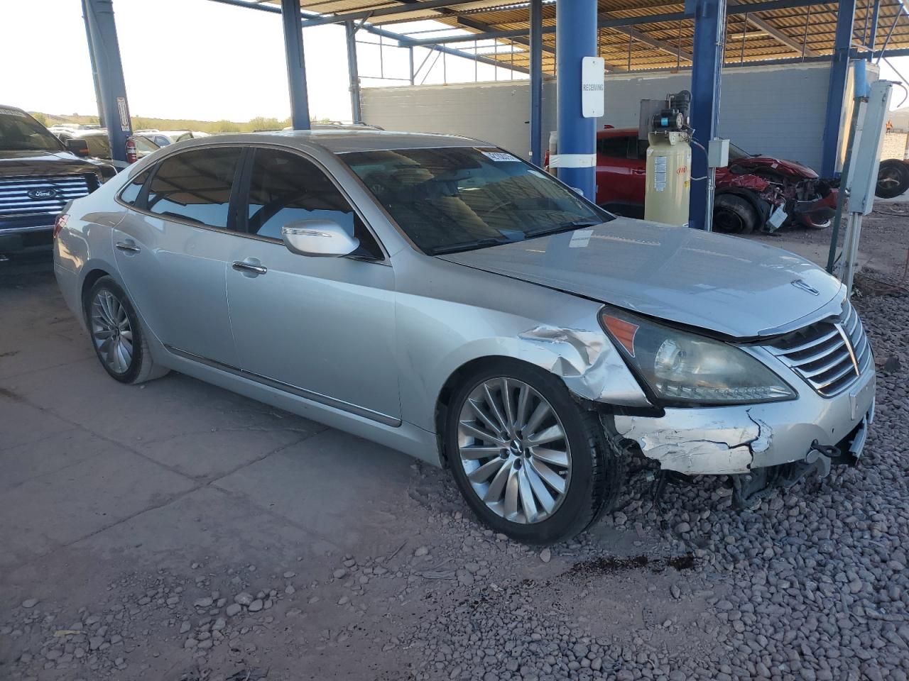 2014 Hyundai Equus VIN KMHGH4JH8EU080596 Copart auction photo, front end damage thumbnail 4