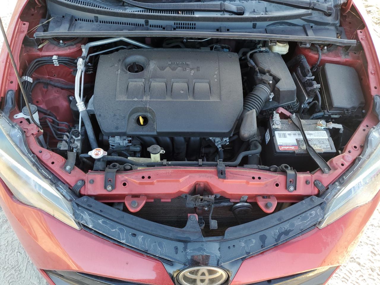 2017 Toyota Corolla VIN 2T1BURHE5HC817855 Copart auction photo, side / front end damage thumbnail 11