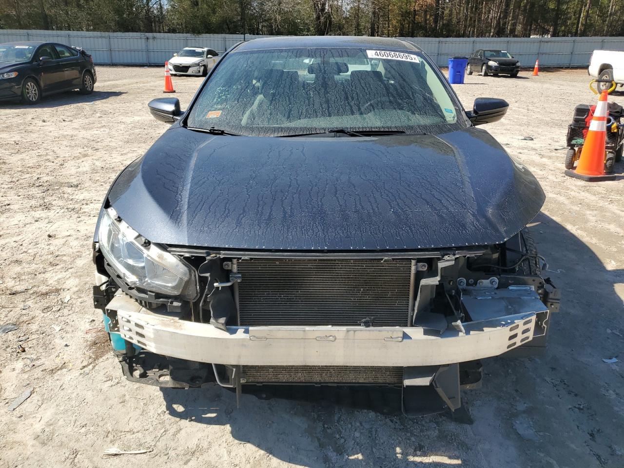 2018 Honda Civic VIN 2HGFC2F57JH599686 Copart auction photo, front end / side damage thumbnail 5