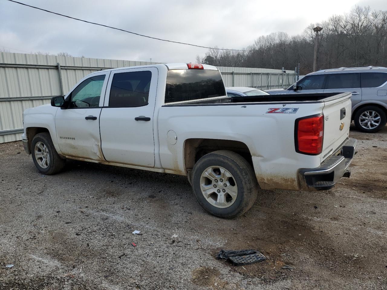 2014 Chevrolet Silverado VIN 3GCUKREC3EG415741 Copart auction photo, side damage thumbnail 2
