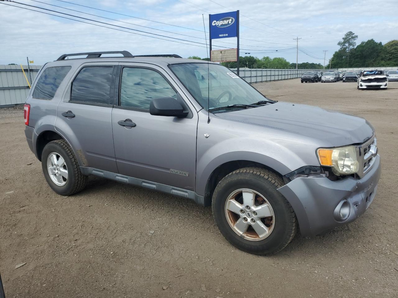 2008 Ford Escape VIN 1FMCU03158KC90401 Copart auction photo, front end damage thumbnail 4