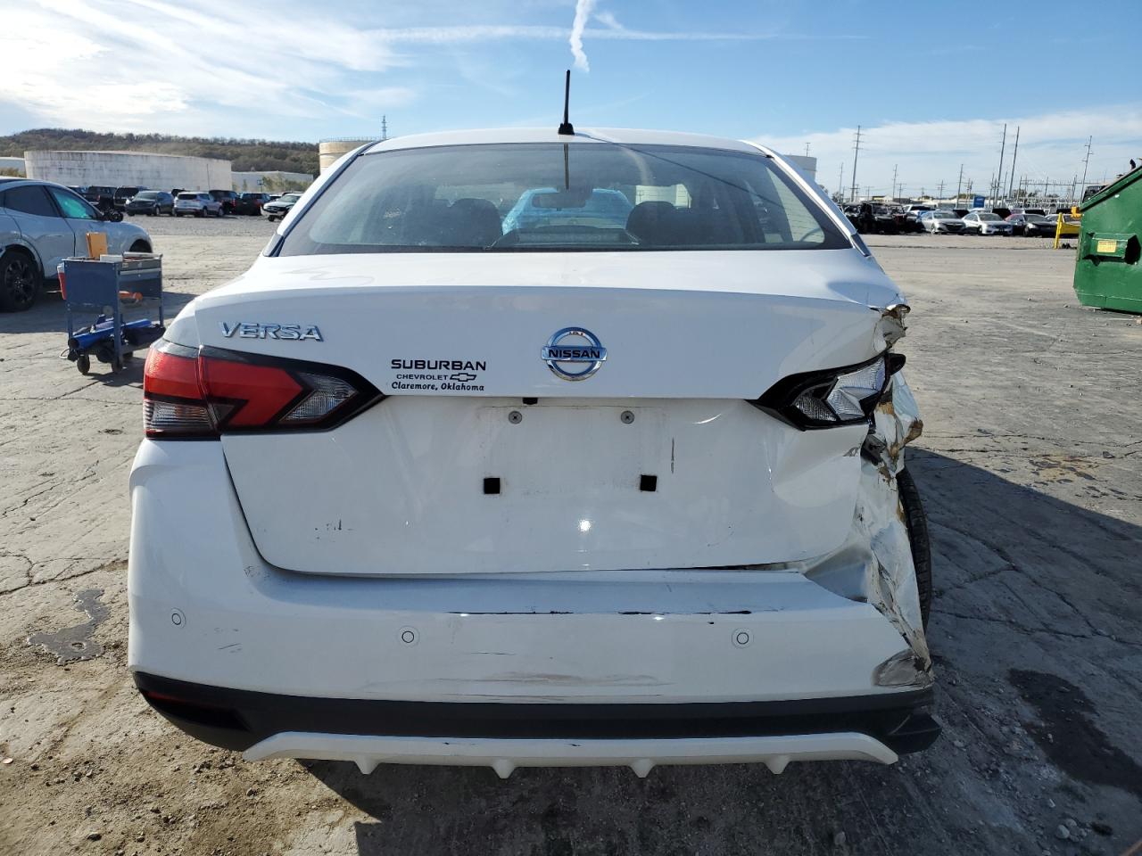 2021 Nissan Versa VIN 3N1CN8DV5ML816913 Copart auction photo, rear end / minor dent/scratches damage thumbnail 6