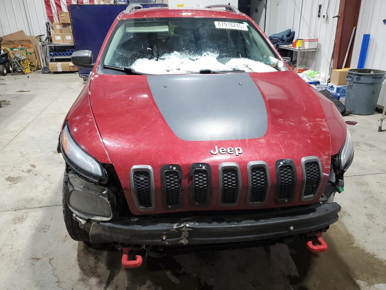 2017 Jeep Cherokee VIN 1C4PJMBS4HW504142 Copart auction photo, mechanical / hail damage thumbnail 5