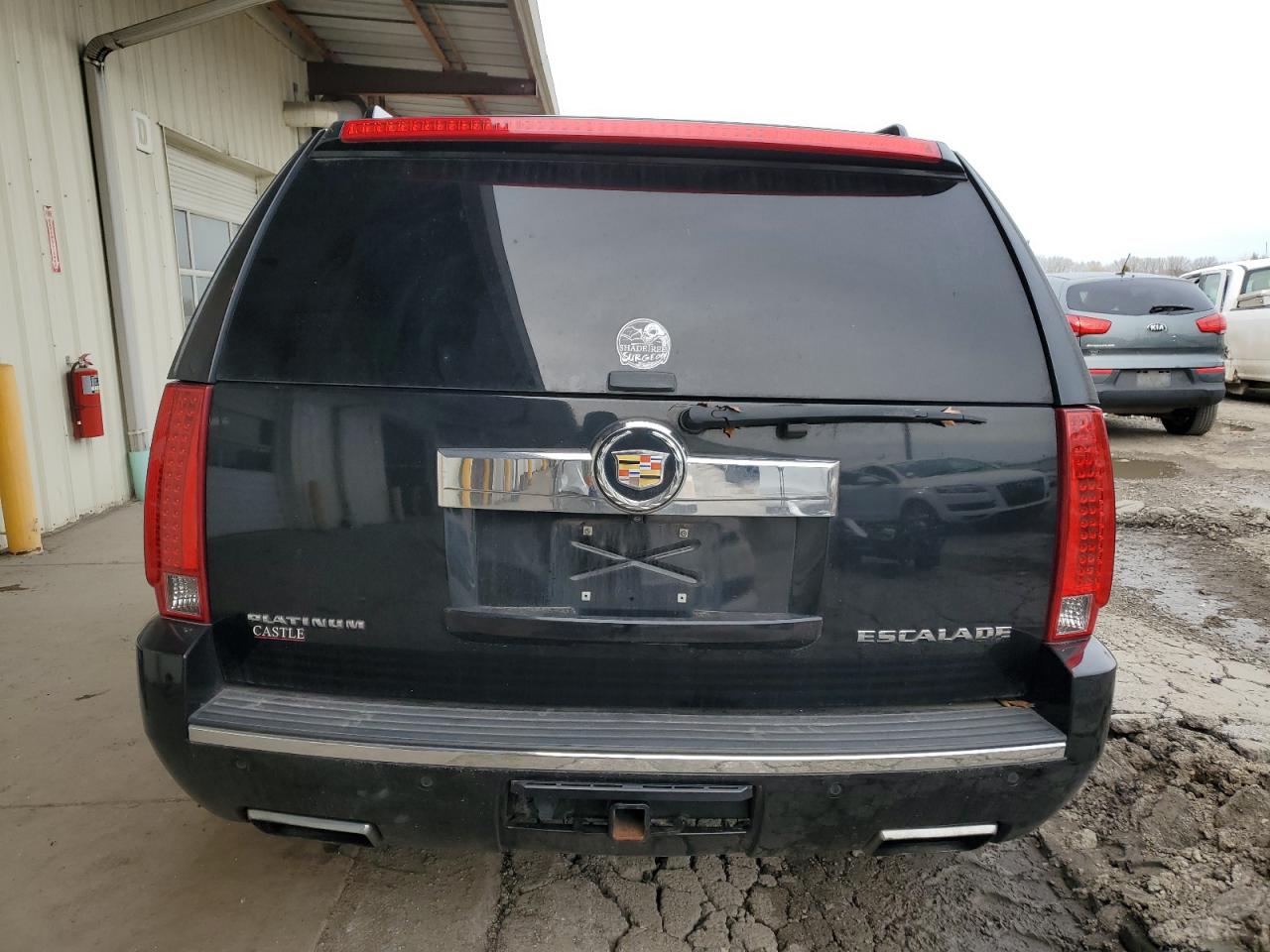 2013 Cadillac Escalade VIN 1GYS4DEF8DR133652 Copart auction photo, top/roof damage thumbnail 6