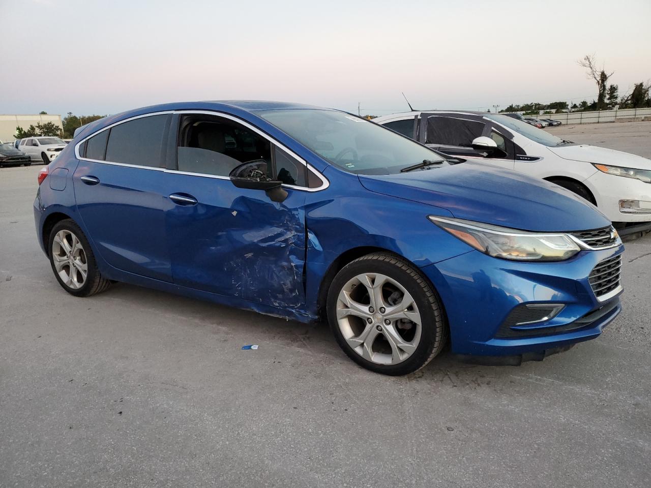 2017 Chevrolet Cruze VIN 3G1BF6SM3HS591383 Copart auction photo, side / front end damage thumbnail 4