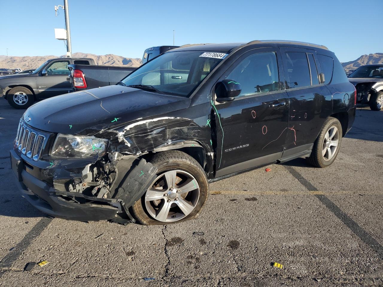 2016 Jeep Compass VIN 1C4NJDEB7GD795412