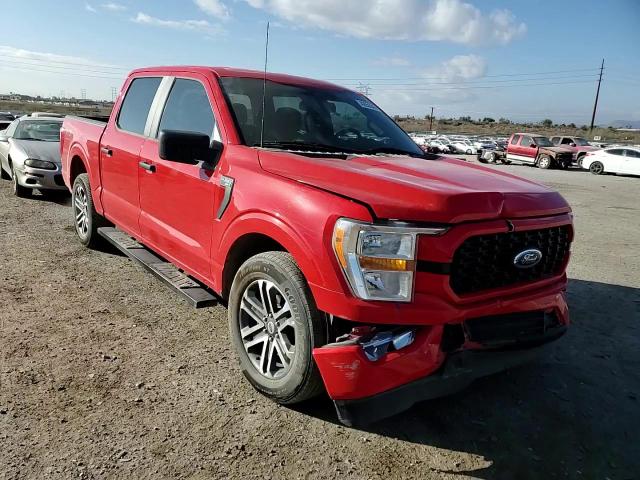2022 Ford F-150 VIN 1FTEW1C51NKF02710 Copart auction photo, front end / frame damage damage thumbnail 11