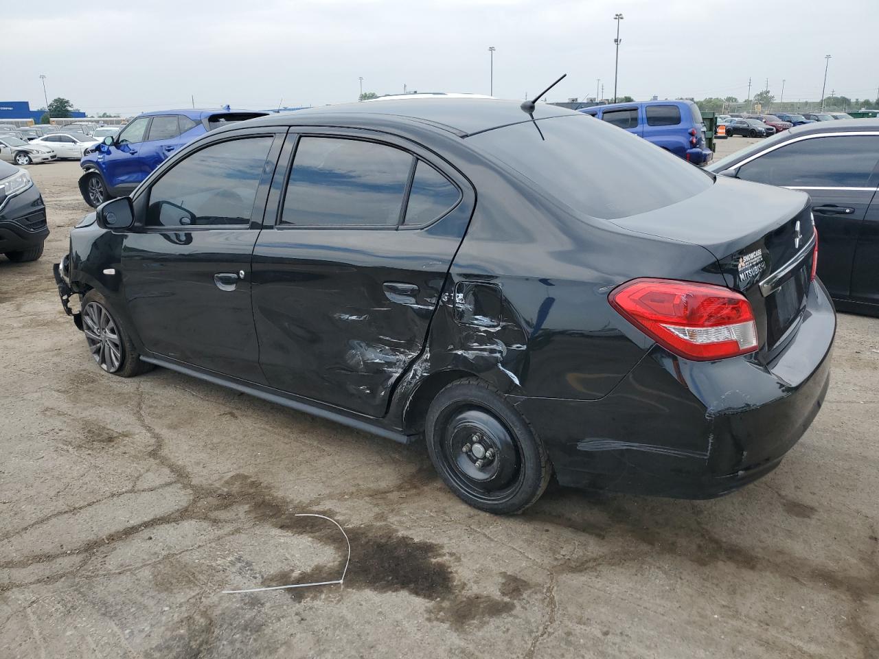 2019 Mitsubishi Mirage VIN ML32F3FJ4KHF07485 Copart auction photo, all over damage thumbnail 2