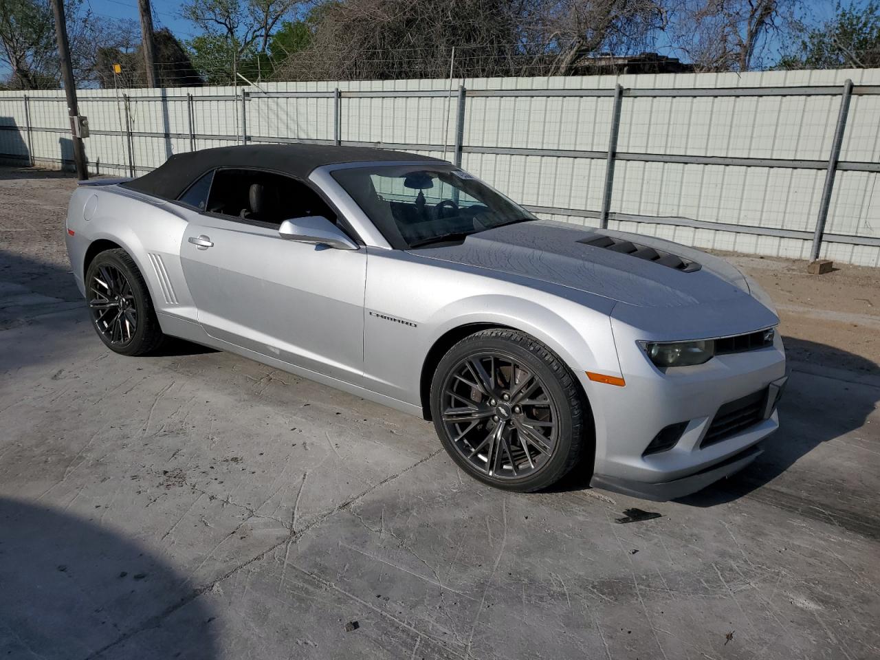 2014 Chevrolet Camaro VIN 2G1FK3DJ4E9205500 Copart auction photo, side / front end damage thumbnail 4