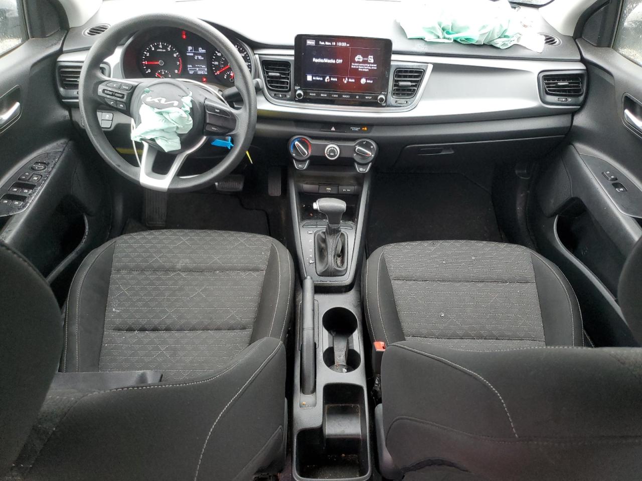 2023 KIA Rio VIN 3KPA24ADXPE539301 Copart auction photo, front end damage thumbnail 8