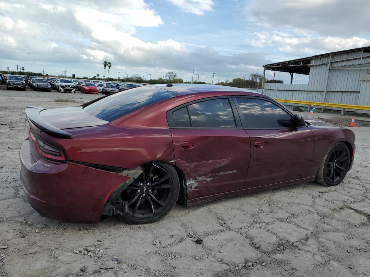 2018 Dodge Charger VIN 2C3CDXBG2JH313766 Copart auction photo, rear end damage thumbnail 3