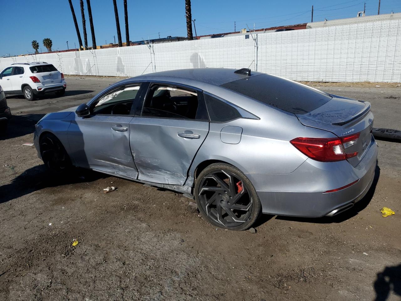2021 Honda Accord VIN 1HGCV1F33MA118633 Copart auction photo, front end / side damage thumbnail 2