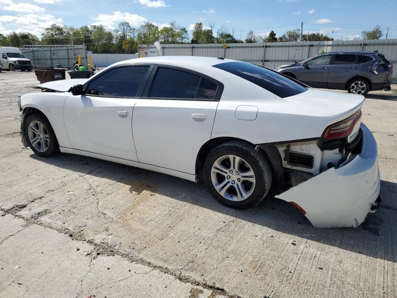 2015 Dodge Charger VIN 2C3CDXBG6FH752038 Copart auction photo, front end / rear end damage thumbnail 2