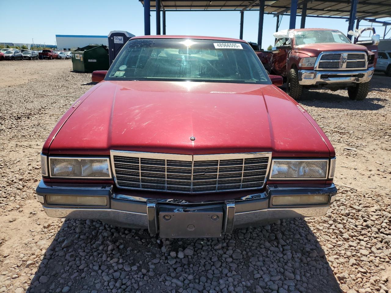1991 Cadillac De Ville VIN 1G6CD53B8M4347542 Copart auction photo, rear end / side damage thumbnail 5