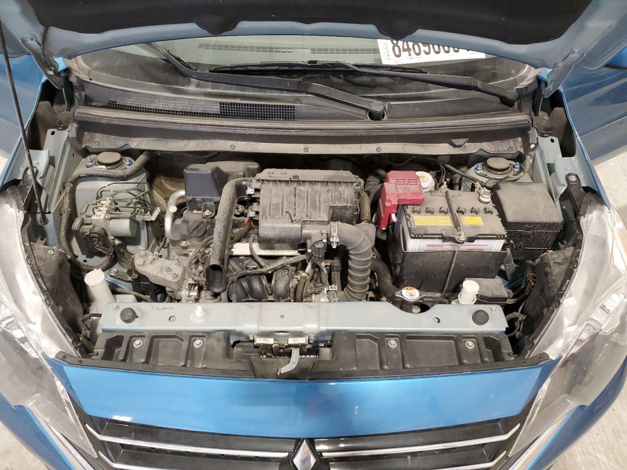 2022 Mitsubishi Mirage VIN ML32AUHJ0NH007598 Copart auction photo, rear end damage thumbnail 12