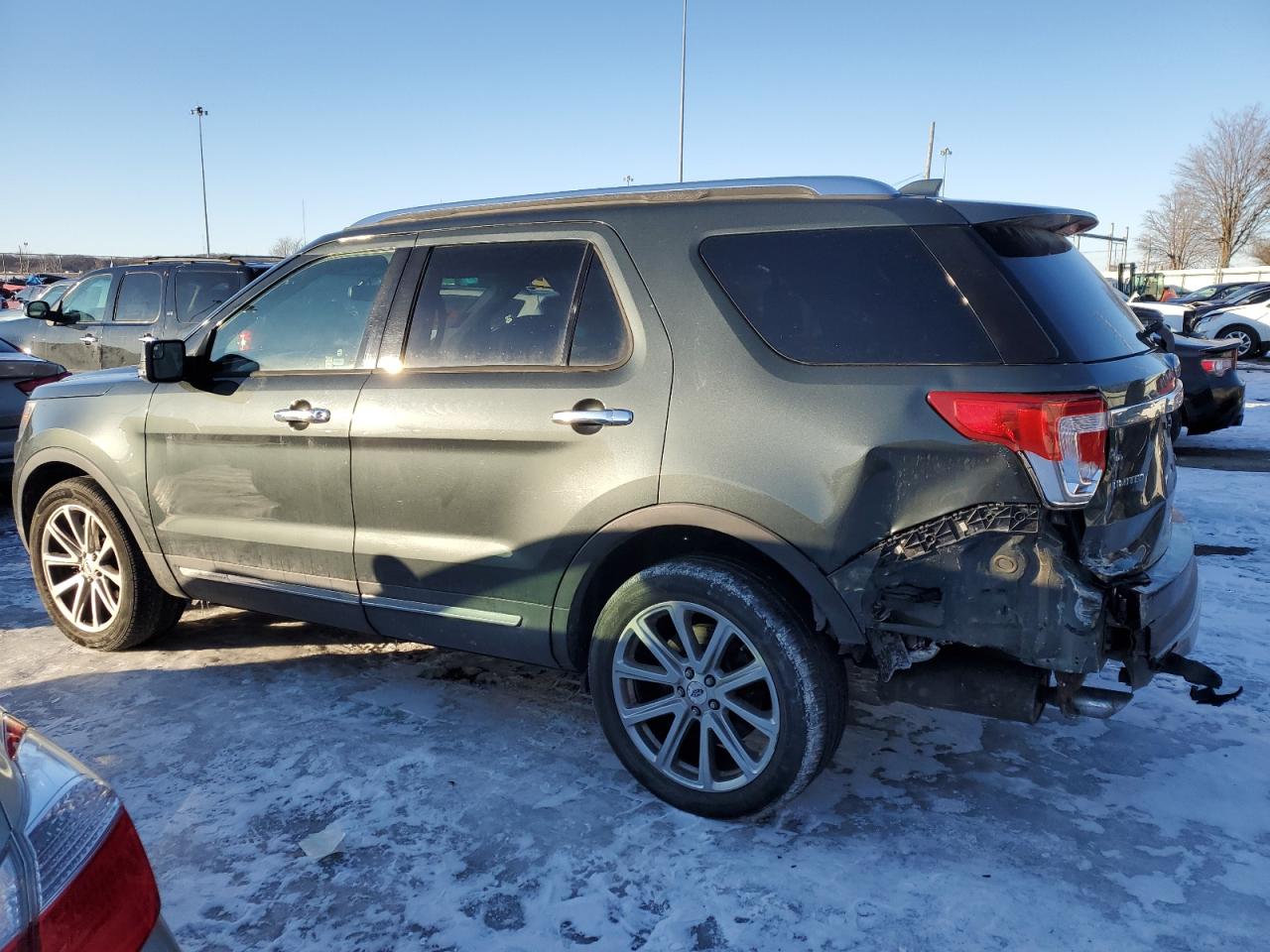 2016 Ford Explorer VIN 1FM5K8F8XGGB27654 Copart auction photo, rear end damage thumbnail 2