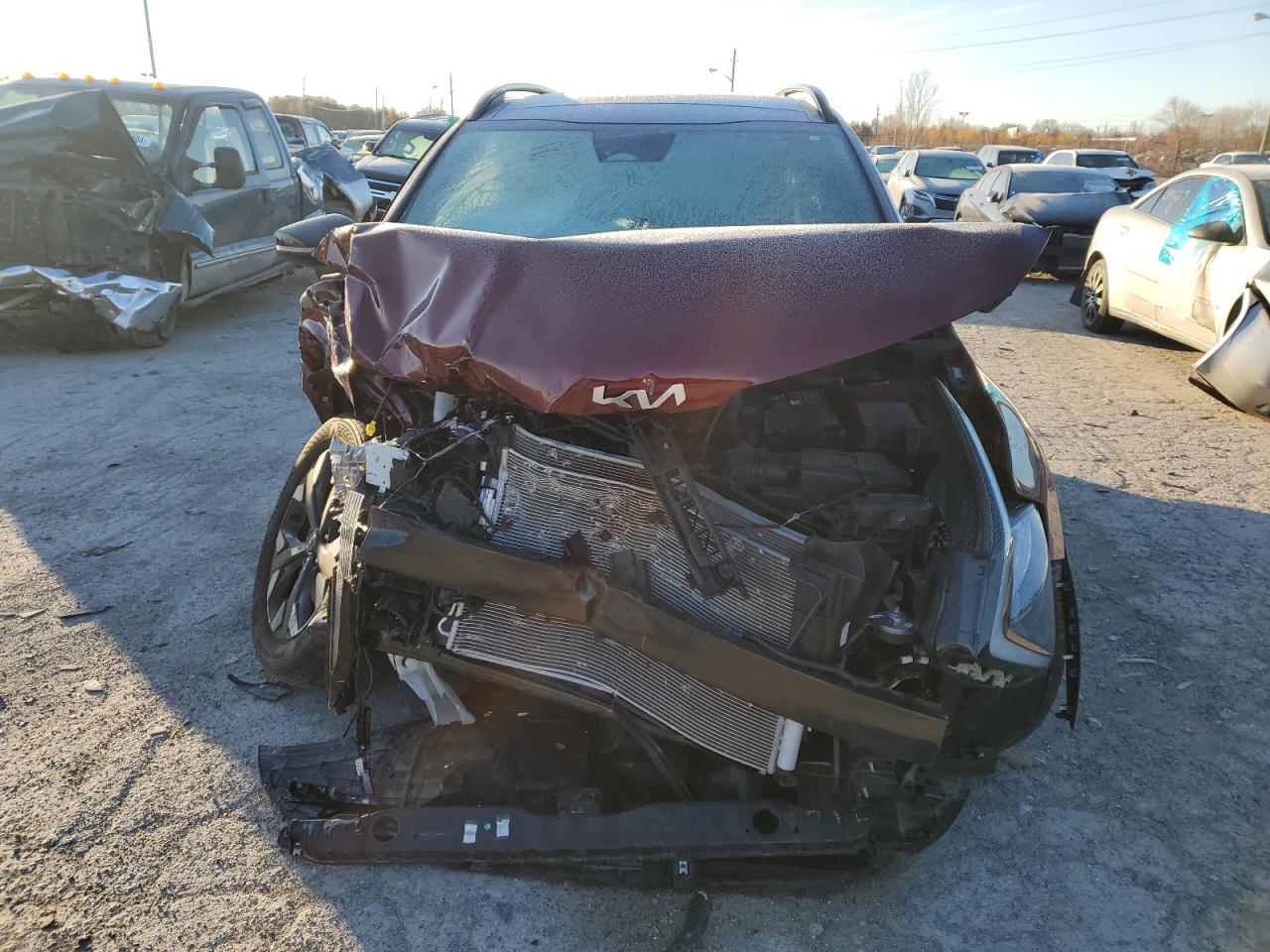 2023 KIA Sportage VIN 5XYK6CAF5PG121820 Copart auction photo, front end / minor dent/scratches damage thumbnail 5