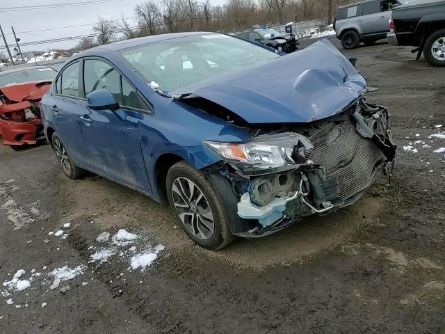 2013 Honda Civic VIN 19XFB2F8XDE277166 Copart auction photo, front end / rear end damage thumbnail 11