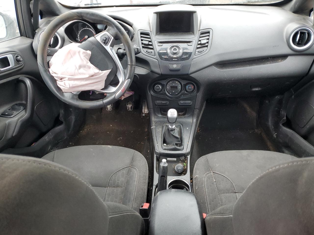 2017 Ford Fiesta VIN 3FADP4GX4HM161893 Copart auction photo, rear end / front end damage thumbnail 8