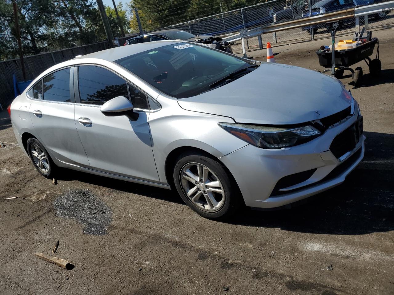2017 Chevrolet Cruze VIN 1G1BE5SM6H7225784 Copart auction photo, undercarriage / front end damage thumbnail 4