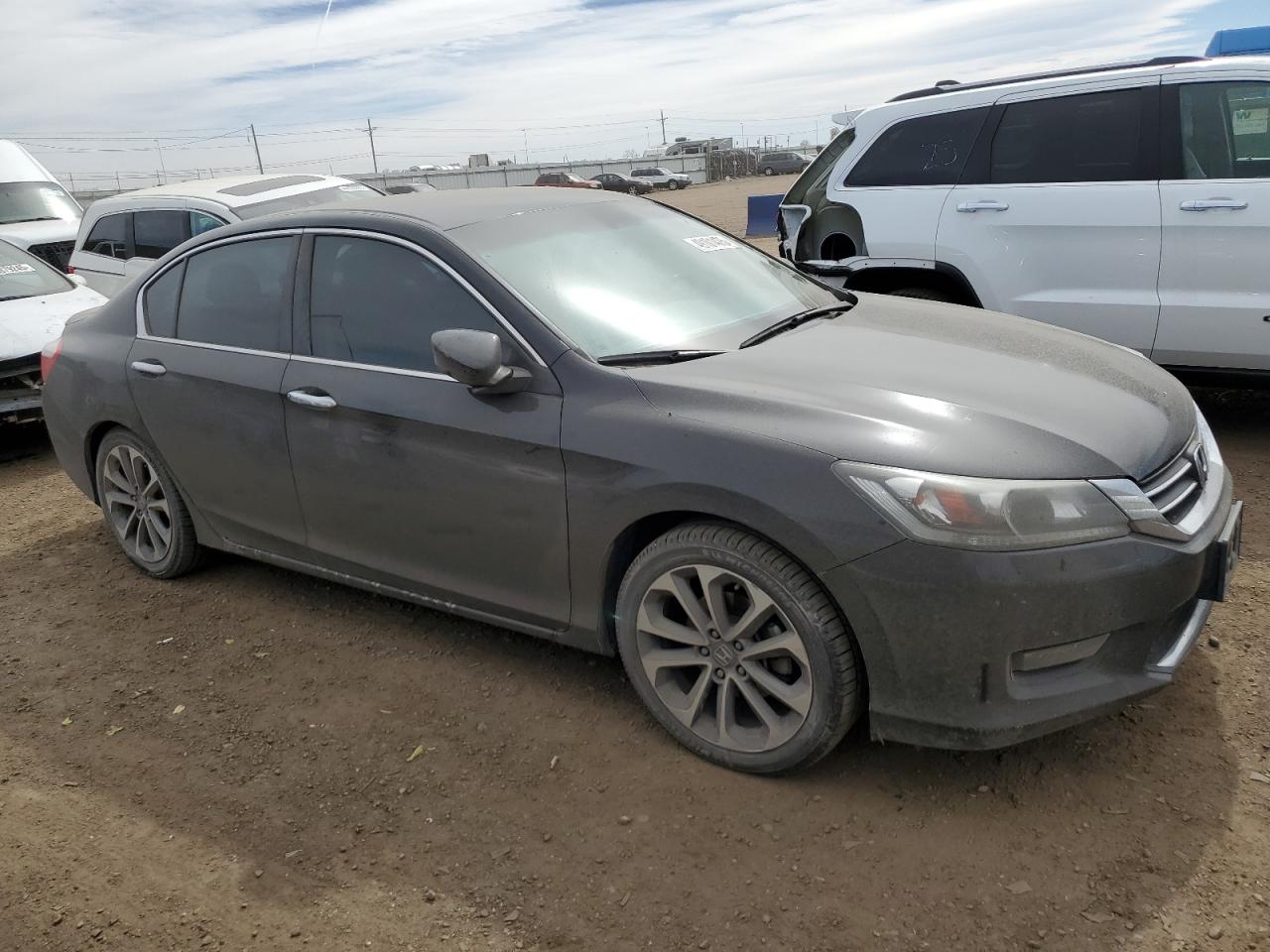 2014 Honda Accord VIN 1HGCR2E53EA272628 Copart auction photo, side damage thumbnail 4