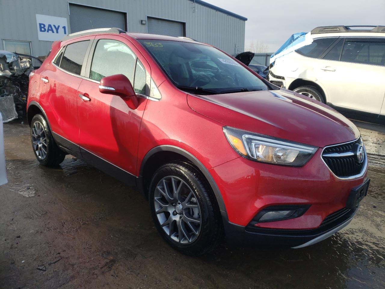 2018 Buick Encore VIN KL4CJ2SB2JB644524 Copart auction photo, side damage thumbnail 4