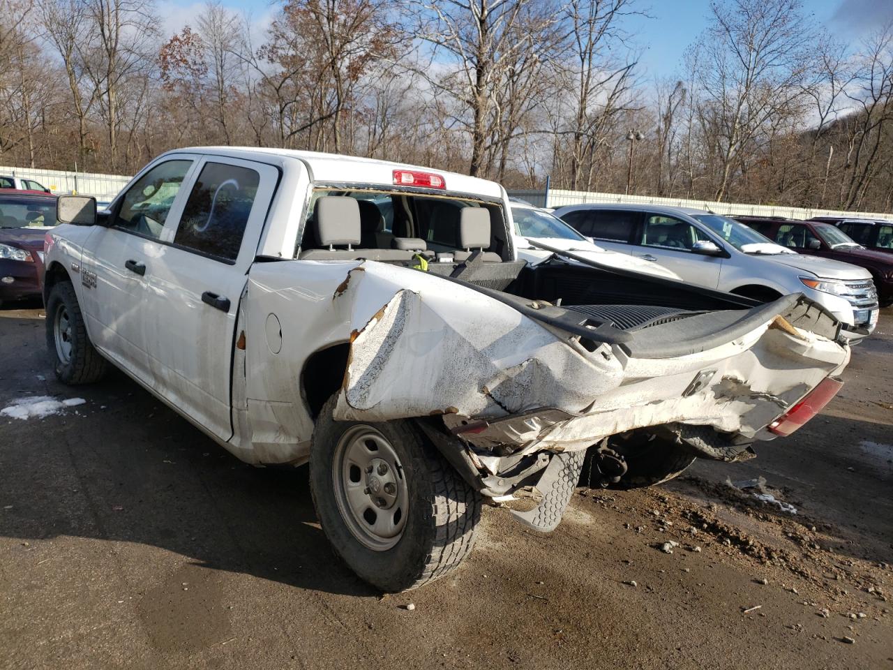 2020 RAM 1500 VIN 1C6RR7ST3LS130738 Copart auction photo, rear end / side damage thumbnail 3