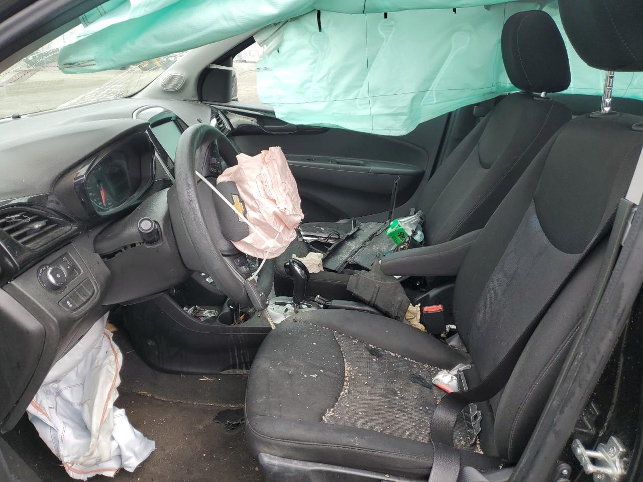 2017 Chevrolet Spark VIN KL8CD6SA2HC784257 Copart auction photo, front end / undercarriage damage thumbnail 7