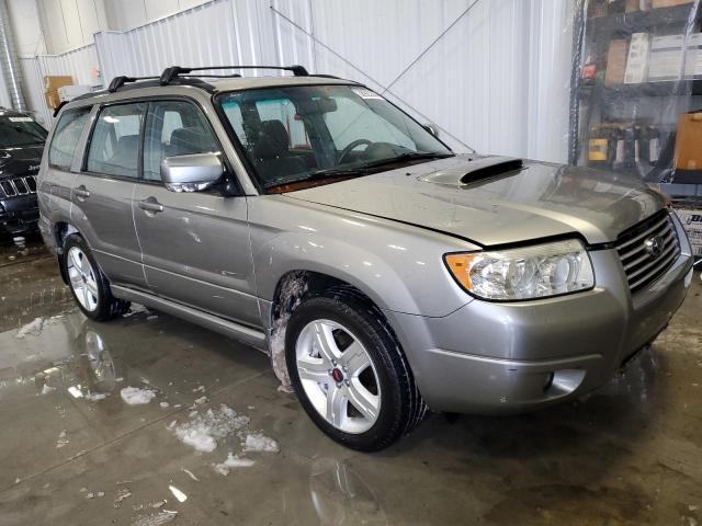 2007 Subaru Forester VIN JF1SG69677G743003 Copart auction photo, side / front end damage thumbnail 4