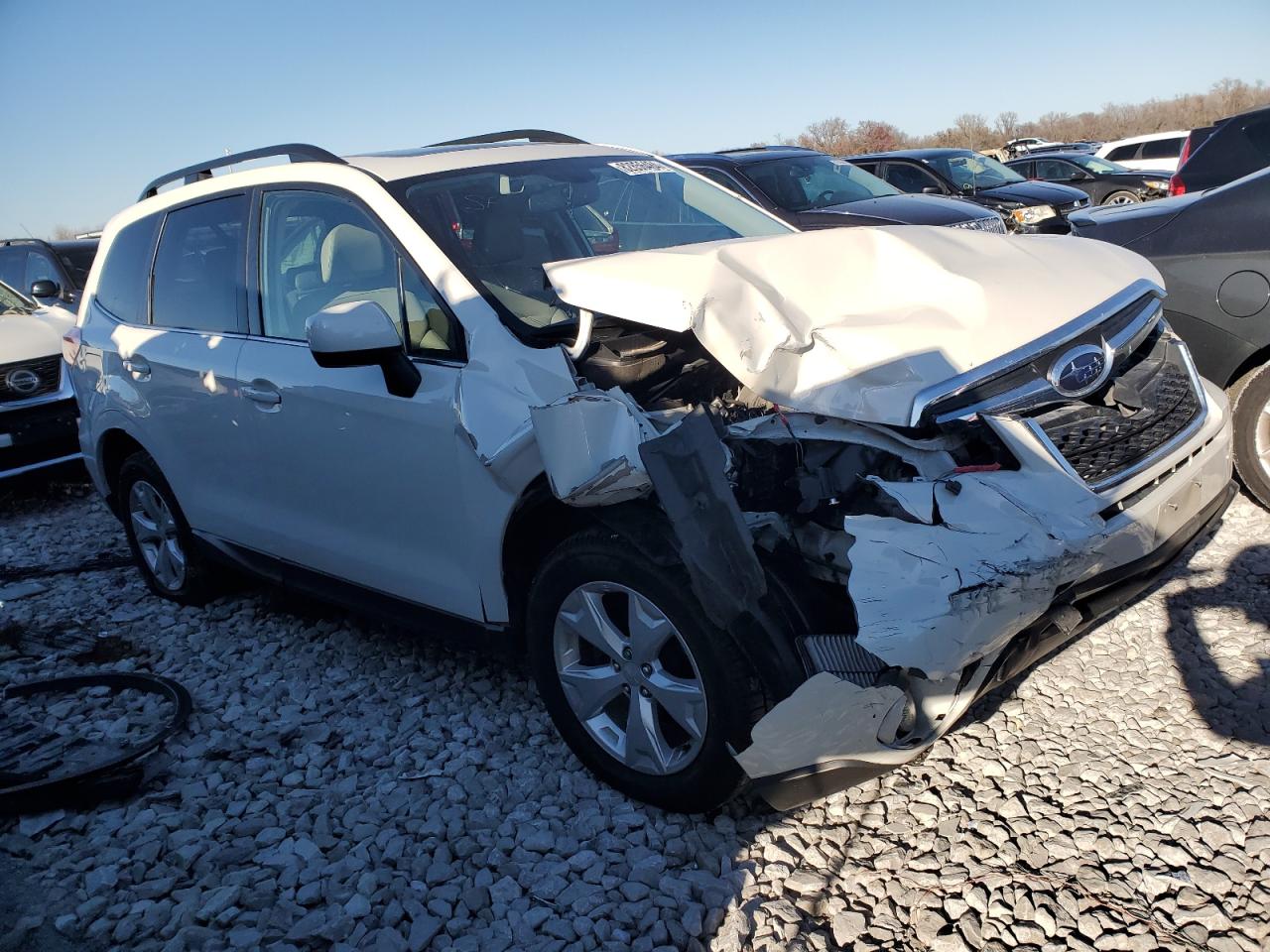2016 Subaru Forester VIN JF2SJARC6GH493754 Copart auction photo, front end damage thumbnail 4