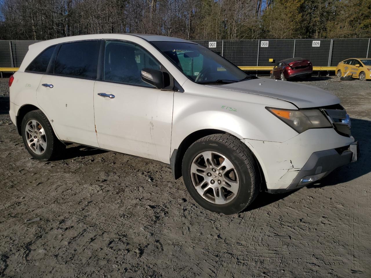 2007 Acura MDX VIN 2HNYD28397H508999 Copart auction photo, all over damage thumbnail 4