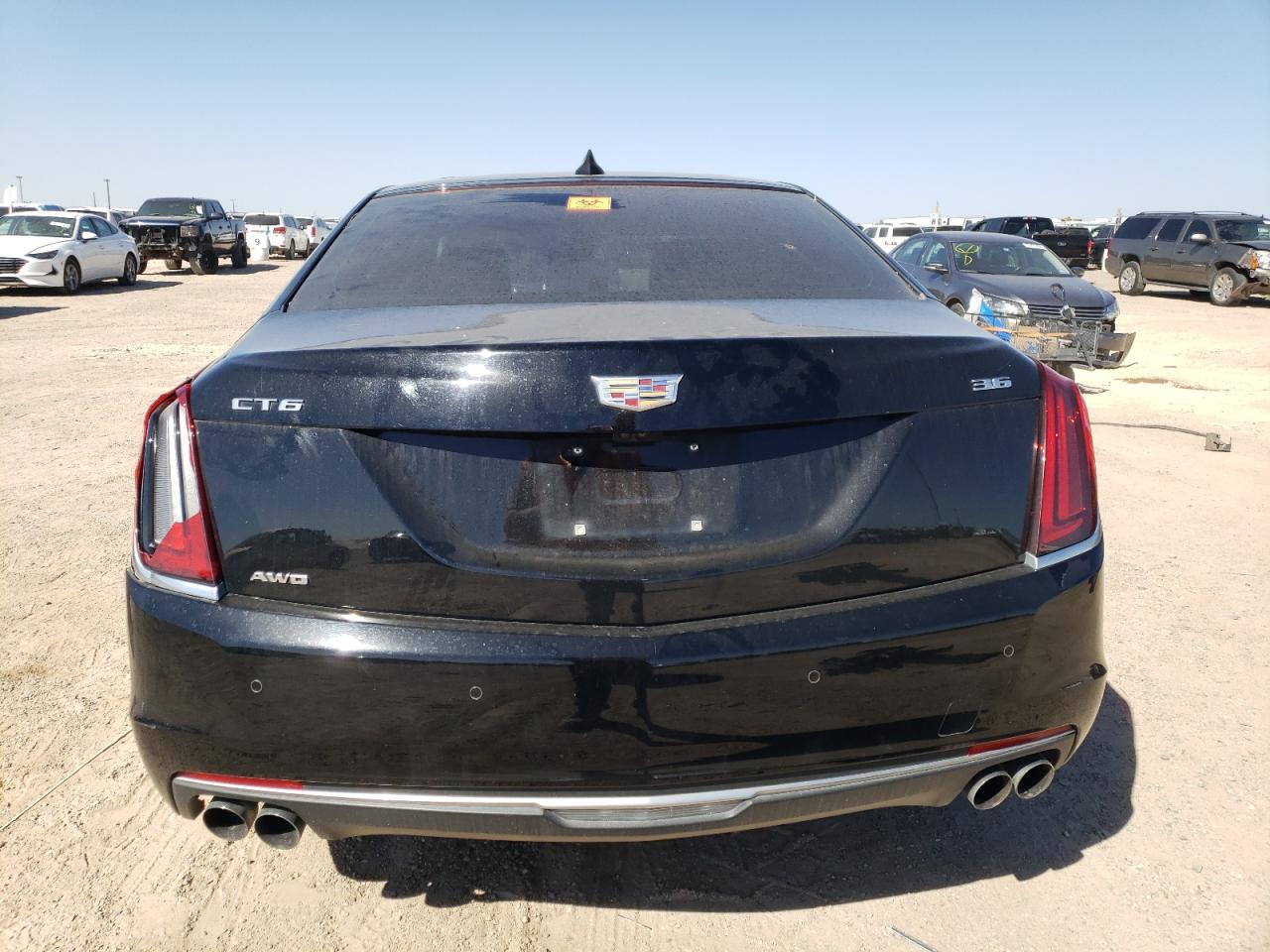 2018 Cadillac CT6 VIN 1G6KD5RS8JU153379 Copart auction photo, all over / mechanical damage thumbnail 6