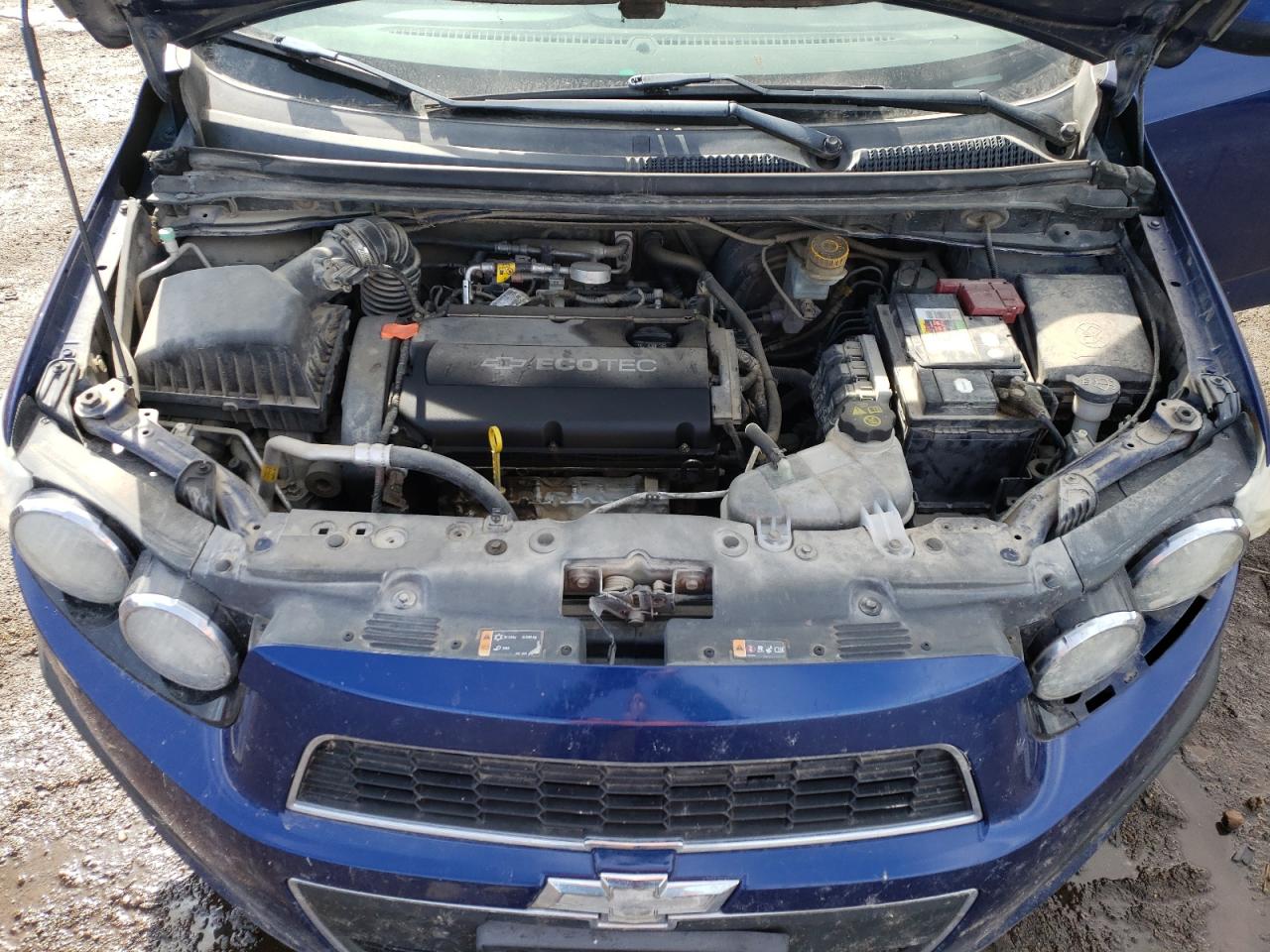 2013 Chevrolet Sonic VIN 1G1JB5SH6D4123498 Copart auction photo, all over damage thumbnail 11